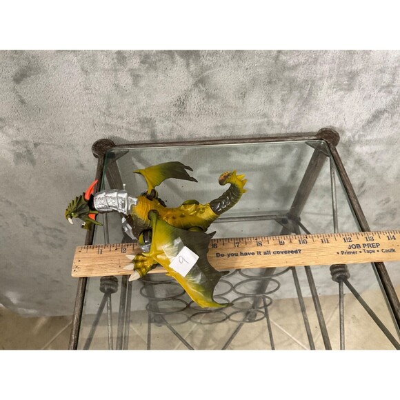 Mega Bloks D&D Knight dragon? works chest Green Orange horns chest lights. - Picture 10 of 12